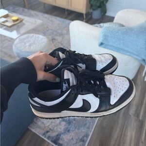 Nike Dunk Low Black and White! Size 8